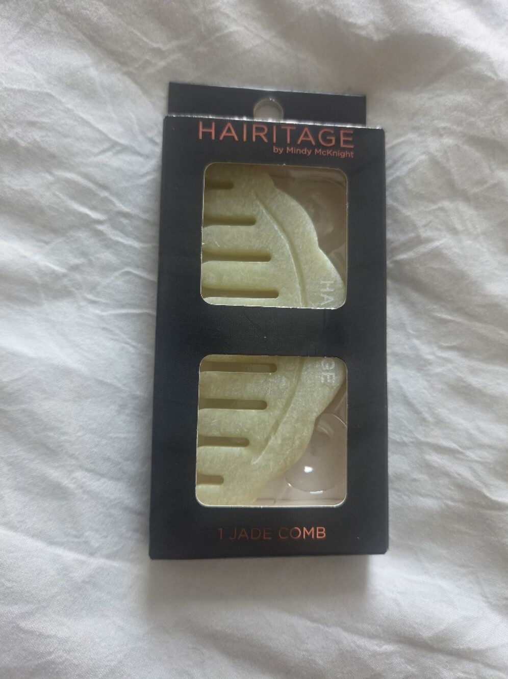 HAIRITAGE Jade Hair Comb - Green
